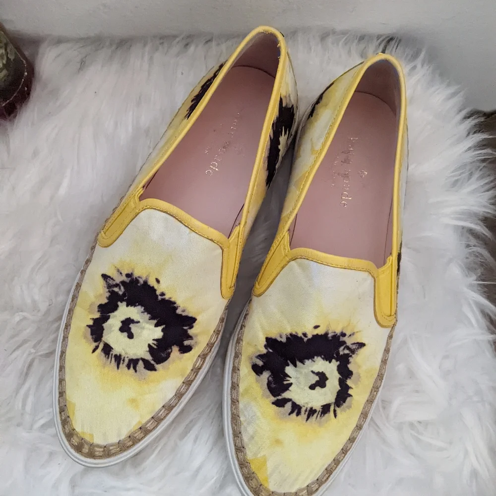 Kate Spade Tie Dye Espadrille Loafers Summer Shoes 6